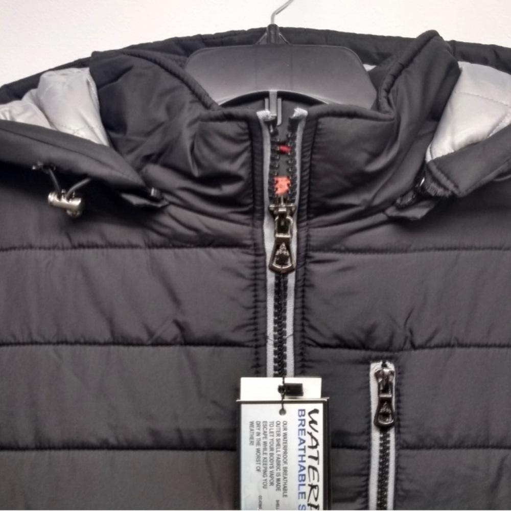 NWT Spire by Galaxy Mens “Peak” Waterproof Puffer Coat Jacket - Picture 5 of 10